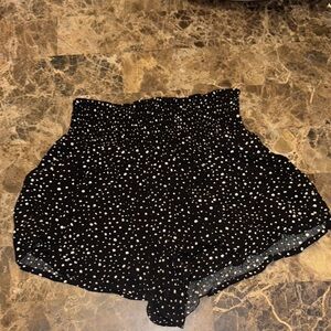 Forever 21 Black and White Speckled Shorts